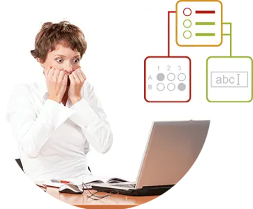 Die Marketingleiterin ist überrascht, wie gut die von ihr entworfene Umfrage zum Namenstest ausgefallen ist.