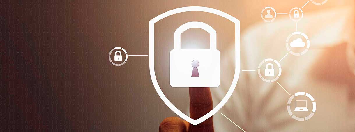 Diverses icônes de confidentialité de sites web.